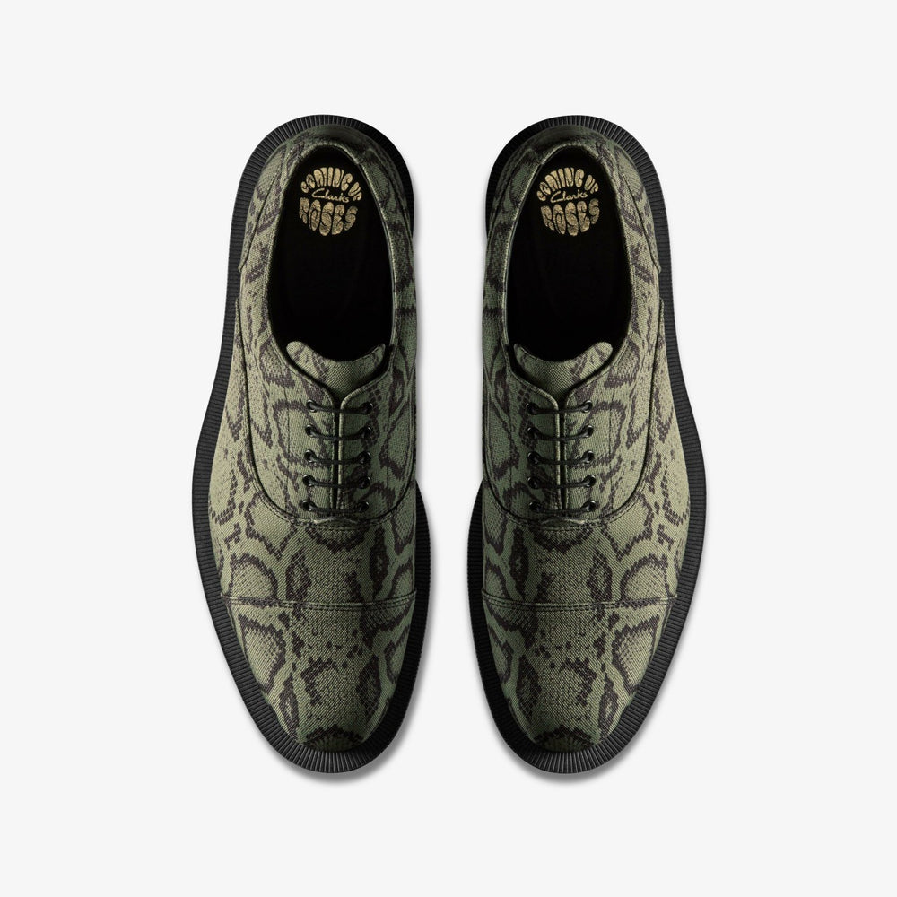 Martine Rose Oxford 2 Mens Green Textile | Clarks Sale - Men