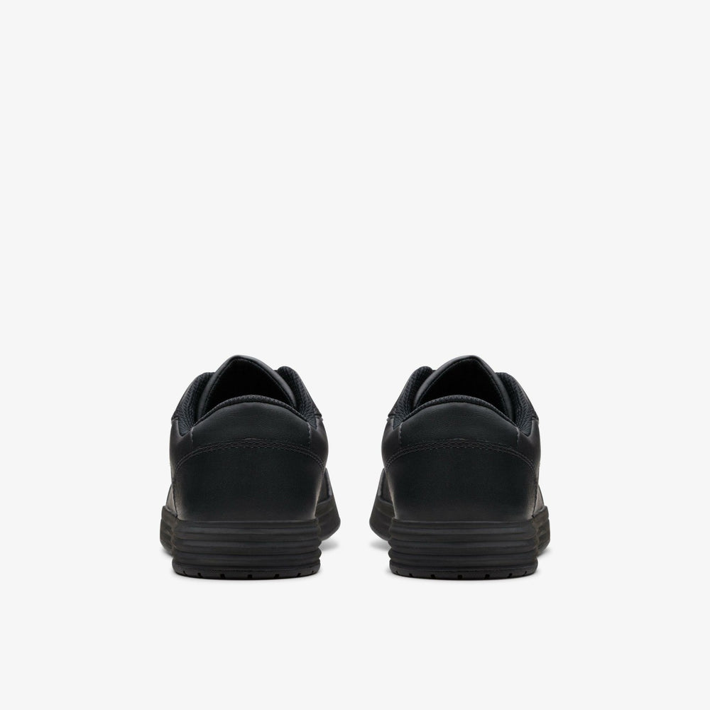 Urban Solo Older Black Leather | Clarks discount - Kids