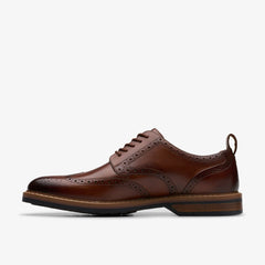 Aldwin Limit Brogue Mid Tan Leather | Clarks online - Men