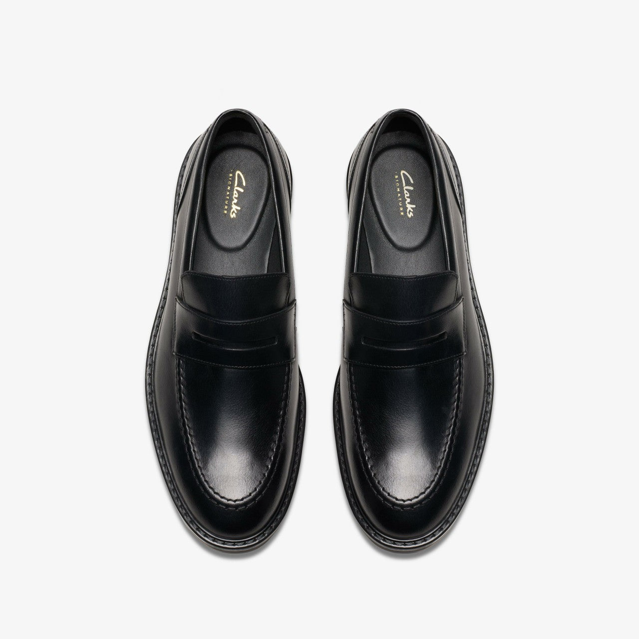 Aldwin Step Loafer Black Leather | Clarks on Sale - Men