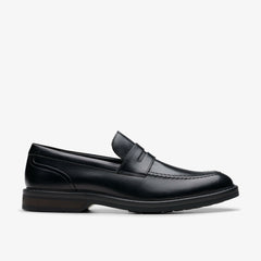 Aldwin Step Loafer Black Leather | Clarks on Sale - Men