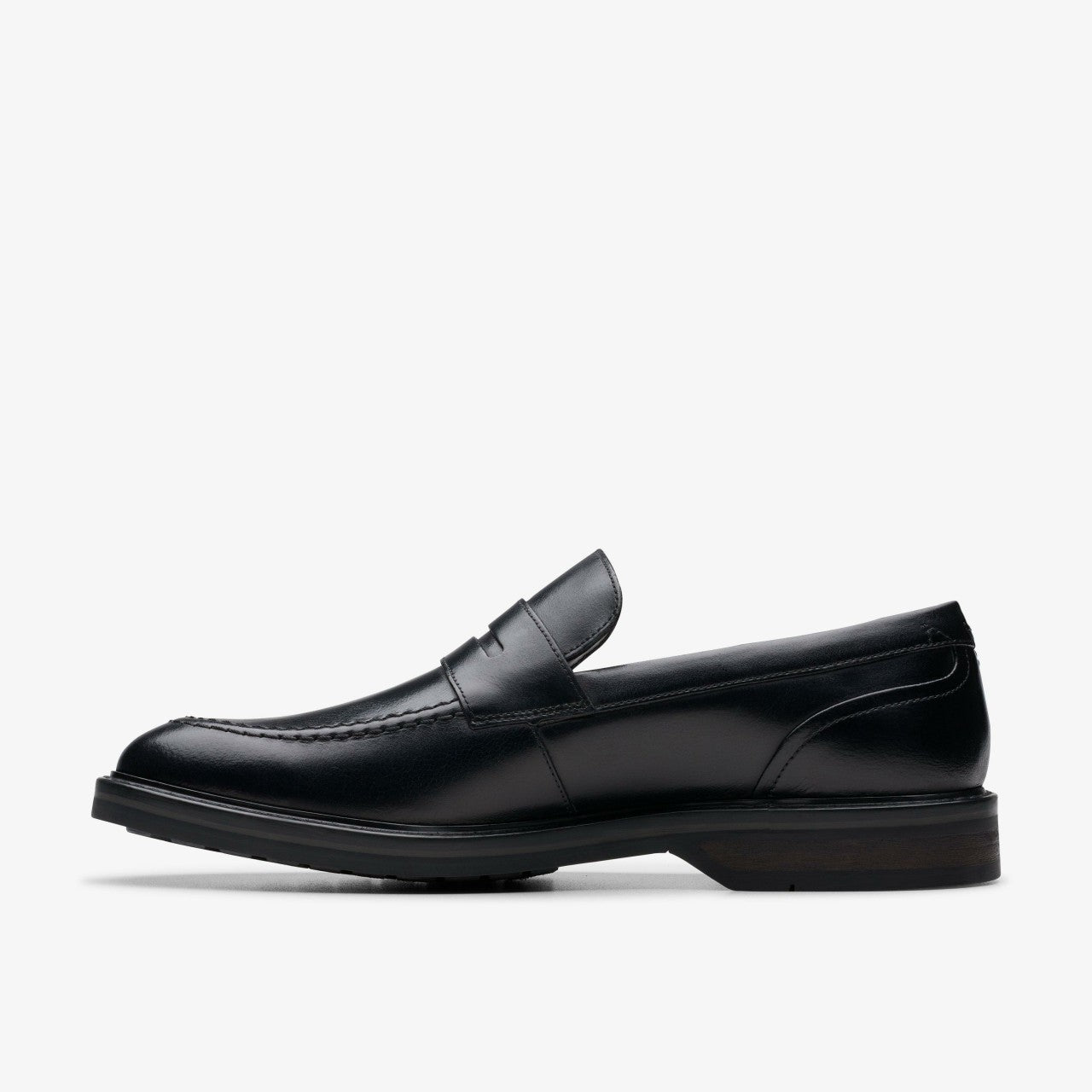 Aldwin Step Loafer Black Leather | Clarks on Sale - Men