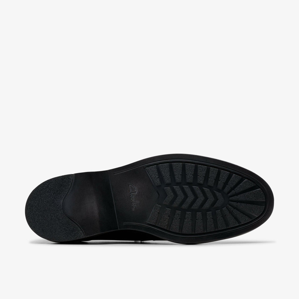 Aldwin Step Loafer Black Leather | Clarks on Sale - Men