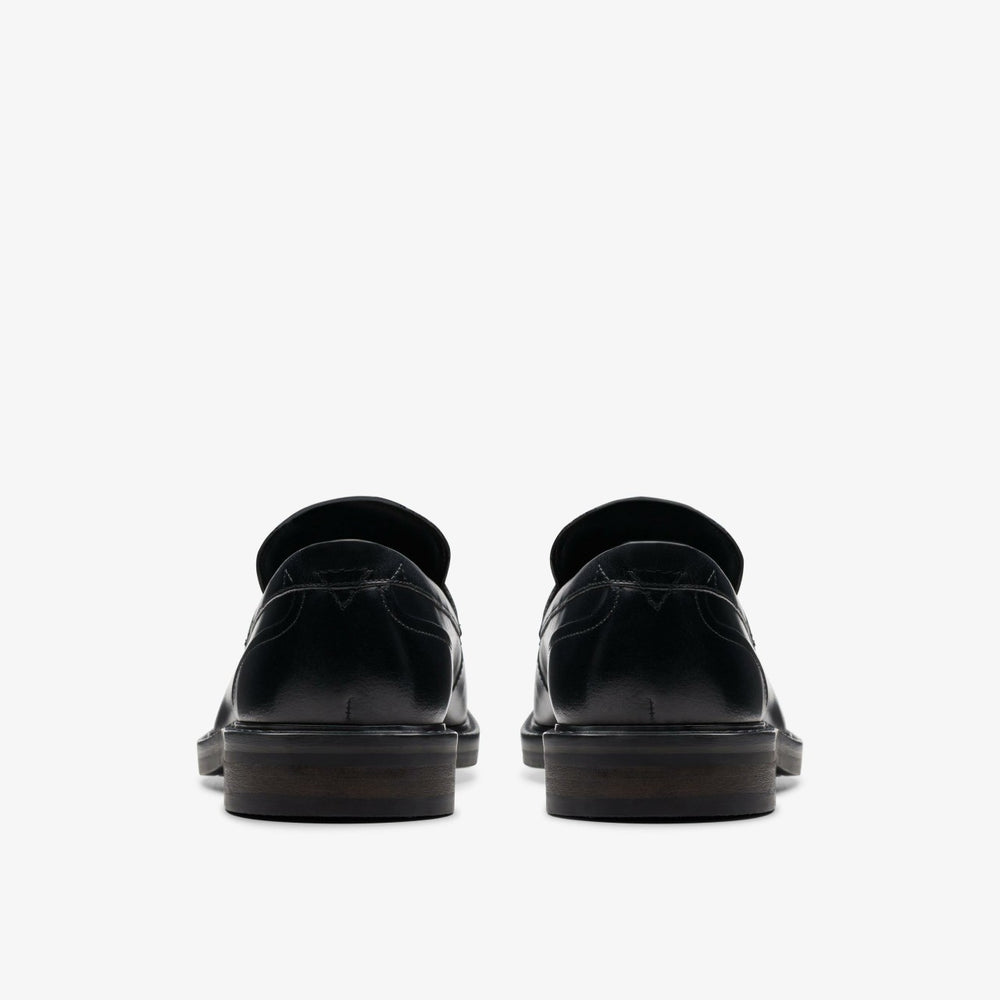 Aldwin Step Loafer Black Leather | Clarks on Sale - Men