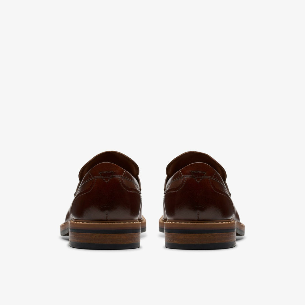 Aldwin Step Loafer Mid Tan Leather | Clarks online - Men