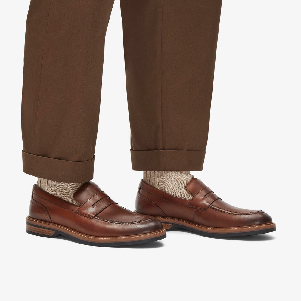 Aldwin Step Loafer Mid Tan Leather | Clarks online - Men