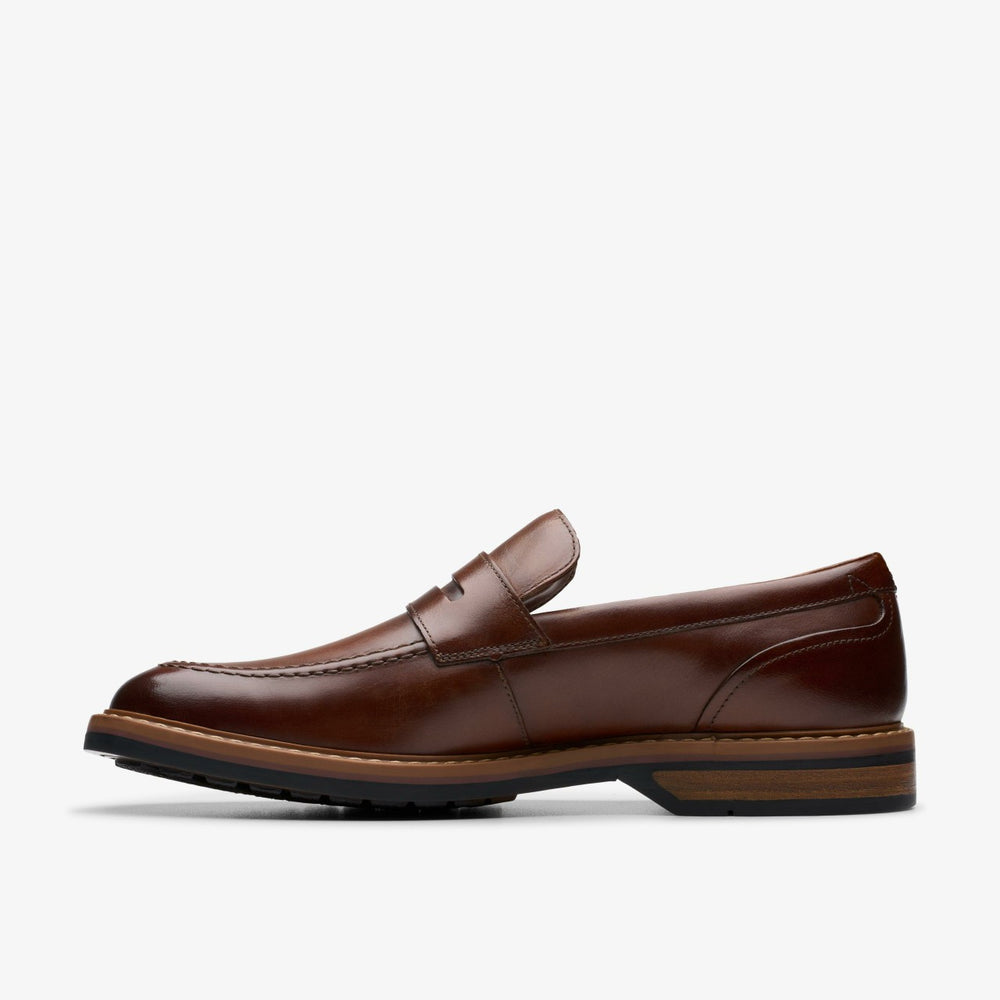 Aldwin Step Loafer Mid Tan Leather | Clarks online - Men