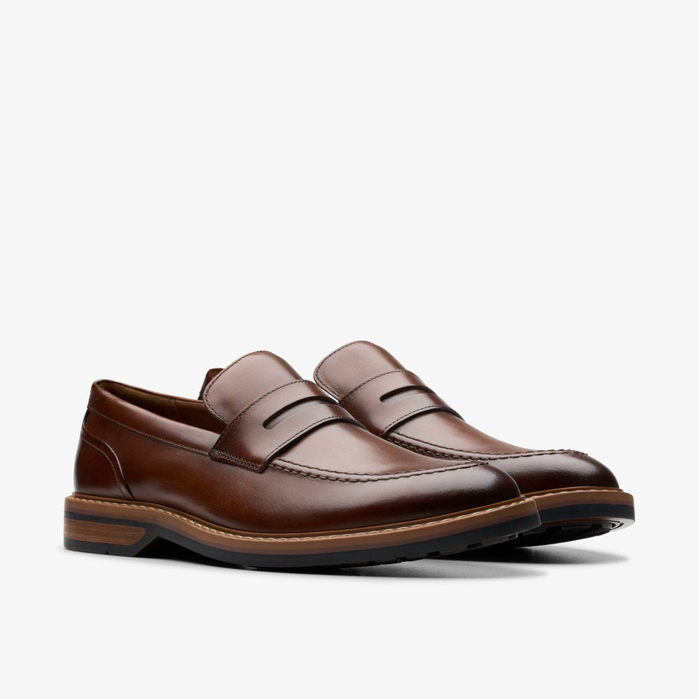 Aldwin Step Loafer Mid Tan Leather | Clarks online - Men