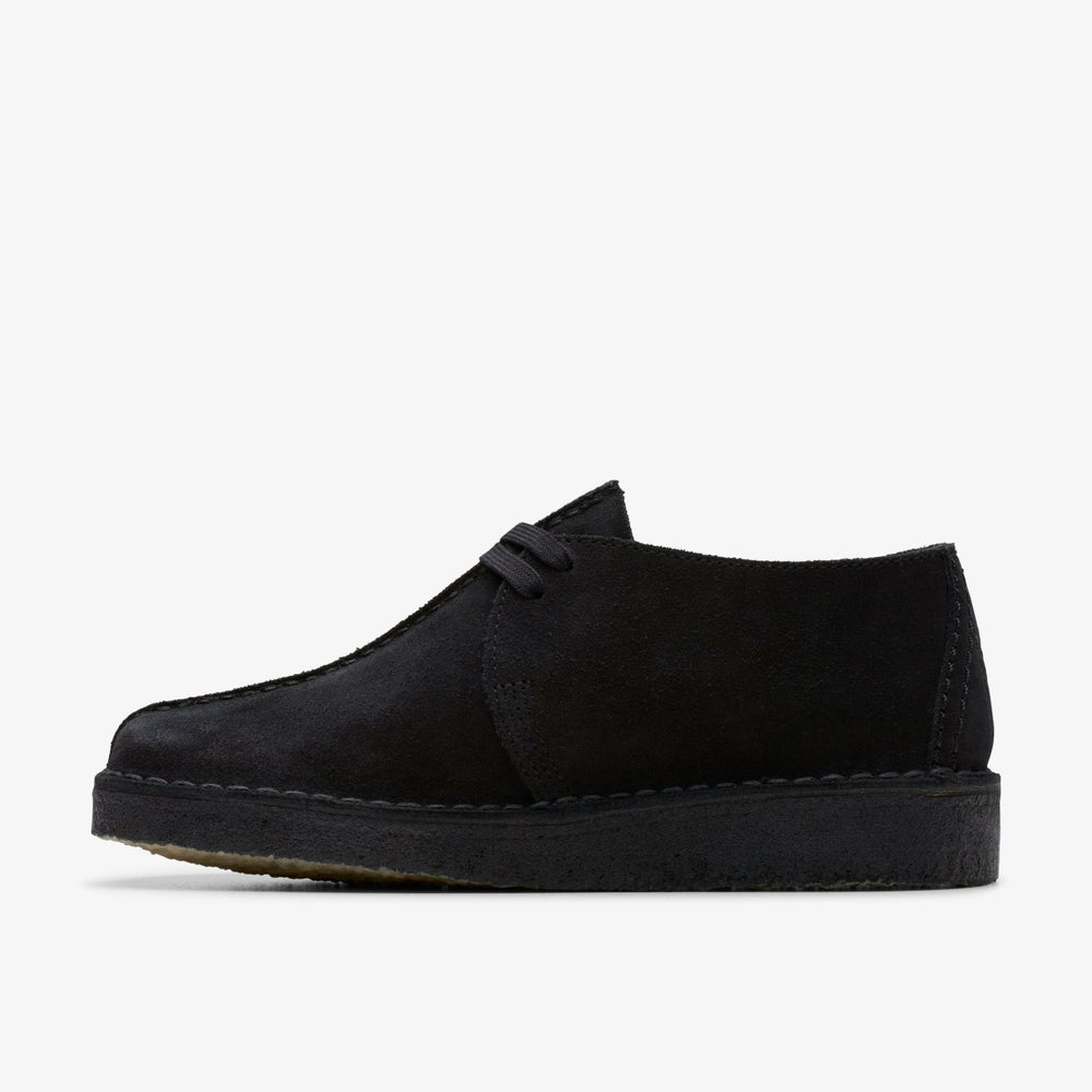 Desert Trek Black Suede | Clarks outlet - Women