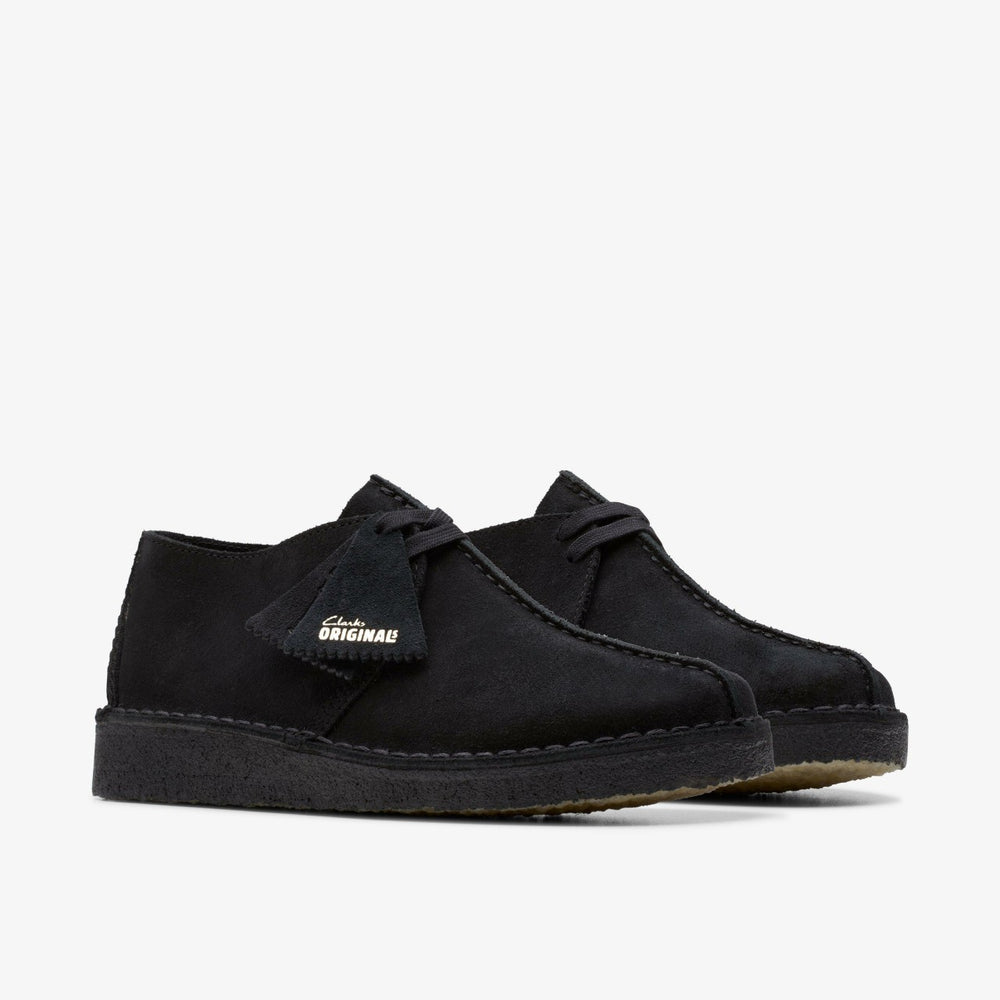 Desert Trek Black Suede | Clarks outlet - Women