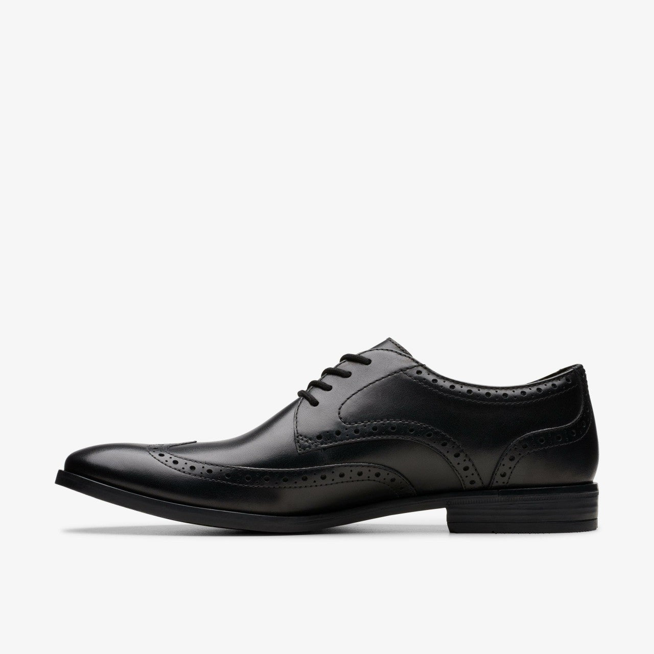 Brandon Limit Brogue Black Leather | Clarks outlet - Men