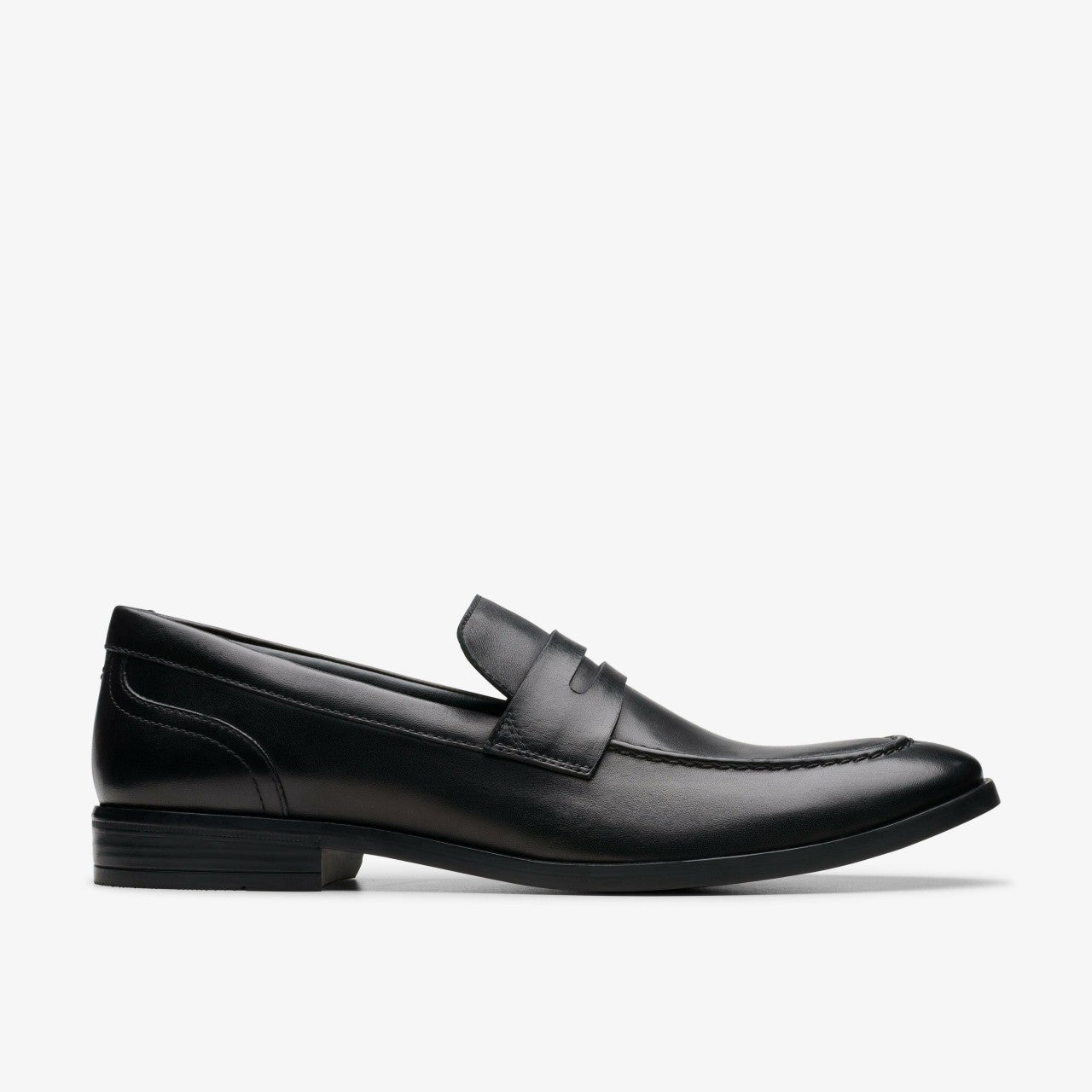 Brandon Step Loafer Black Leather | Clarks on Sale - Men