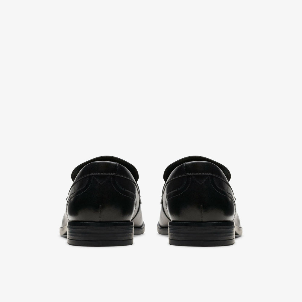 Brandon Step Loafer Black Leather | Clarks on Sale - Men