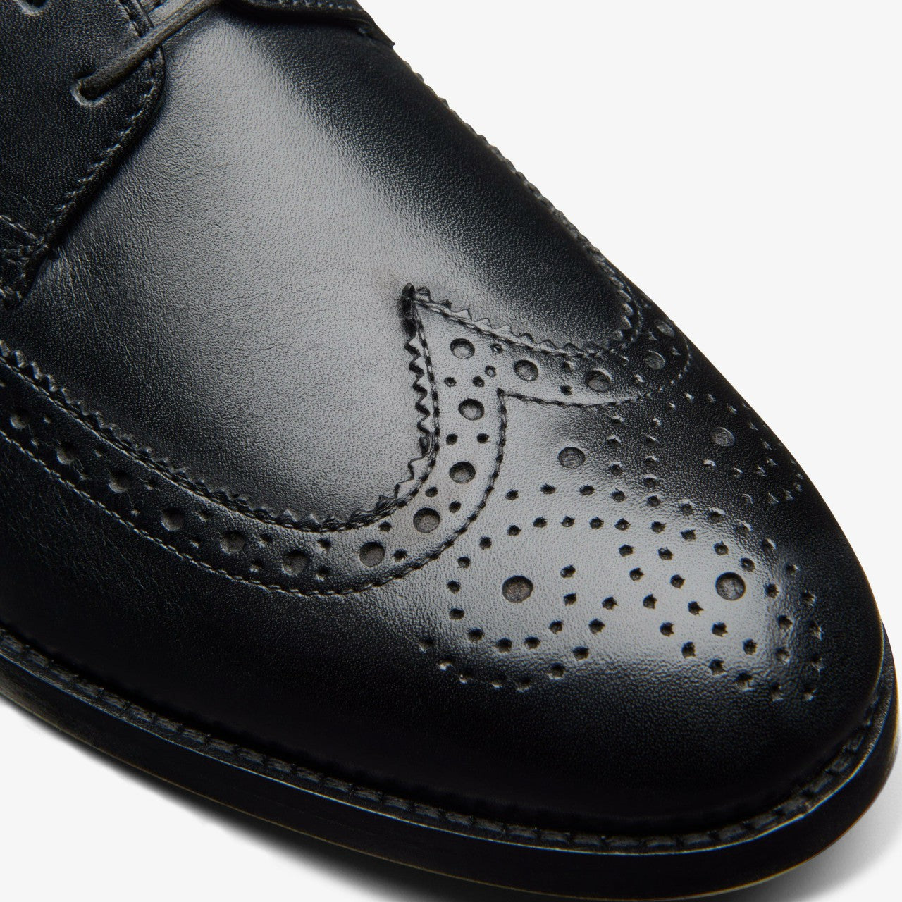 Craft James Tip Brogue Black Leather | Clarks on Sale - Men