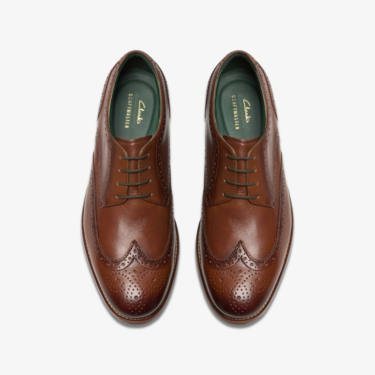 Craft James Tip Brogue Mid Tan Leather | Clarks online - Men