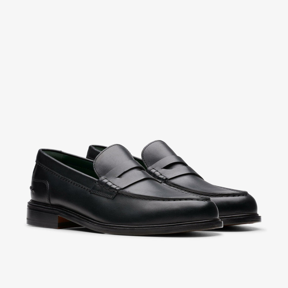 Craft James Lo Loafer Black Leather | Clarks for sale - Men