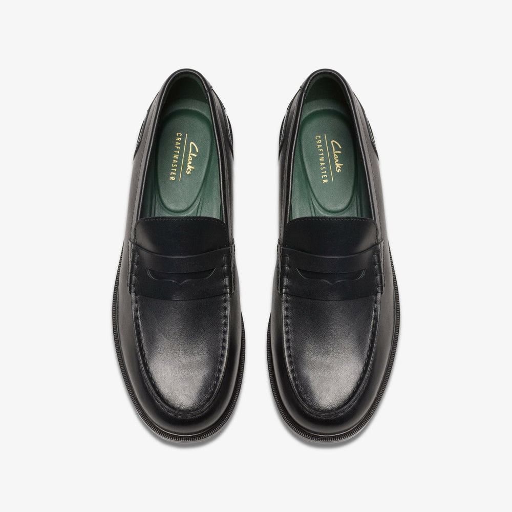 Craft James Lo Loafer Black Leather | Clarks for sale - Men