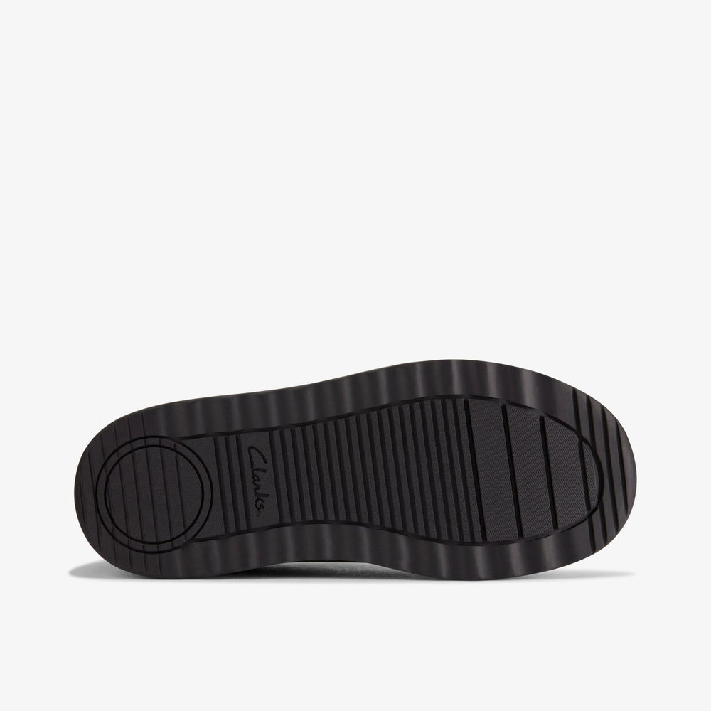 Daze Step 2 Youth Black Leather | Clarks discount - Kids