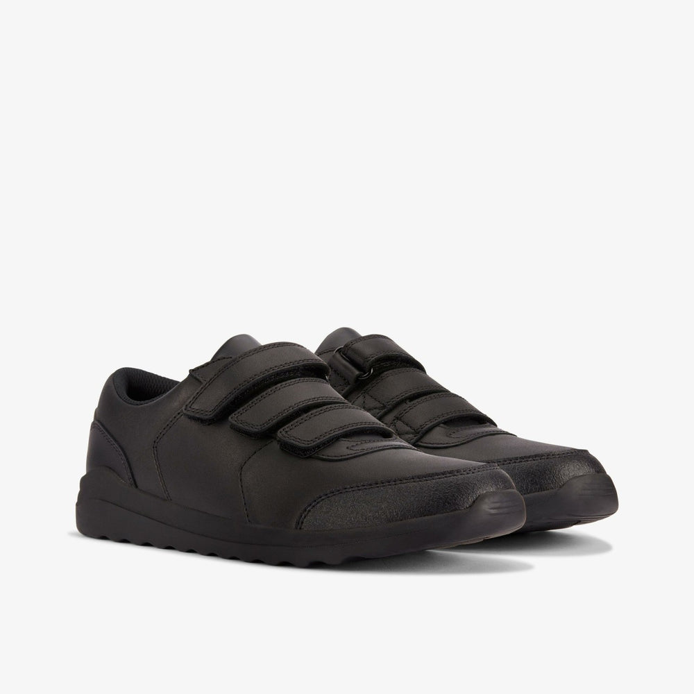 Daze Step 2 Youth Black Leather | Clarks discount - Kids