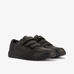 Daze Step 2 Youth Black Leather | Clarks discount - Kids