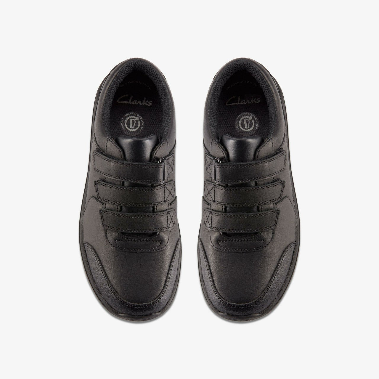 Daze Step 2 Youth Black Leather | Clarks discount - Kids