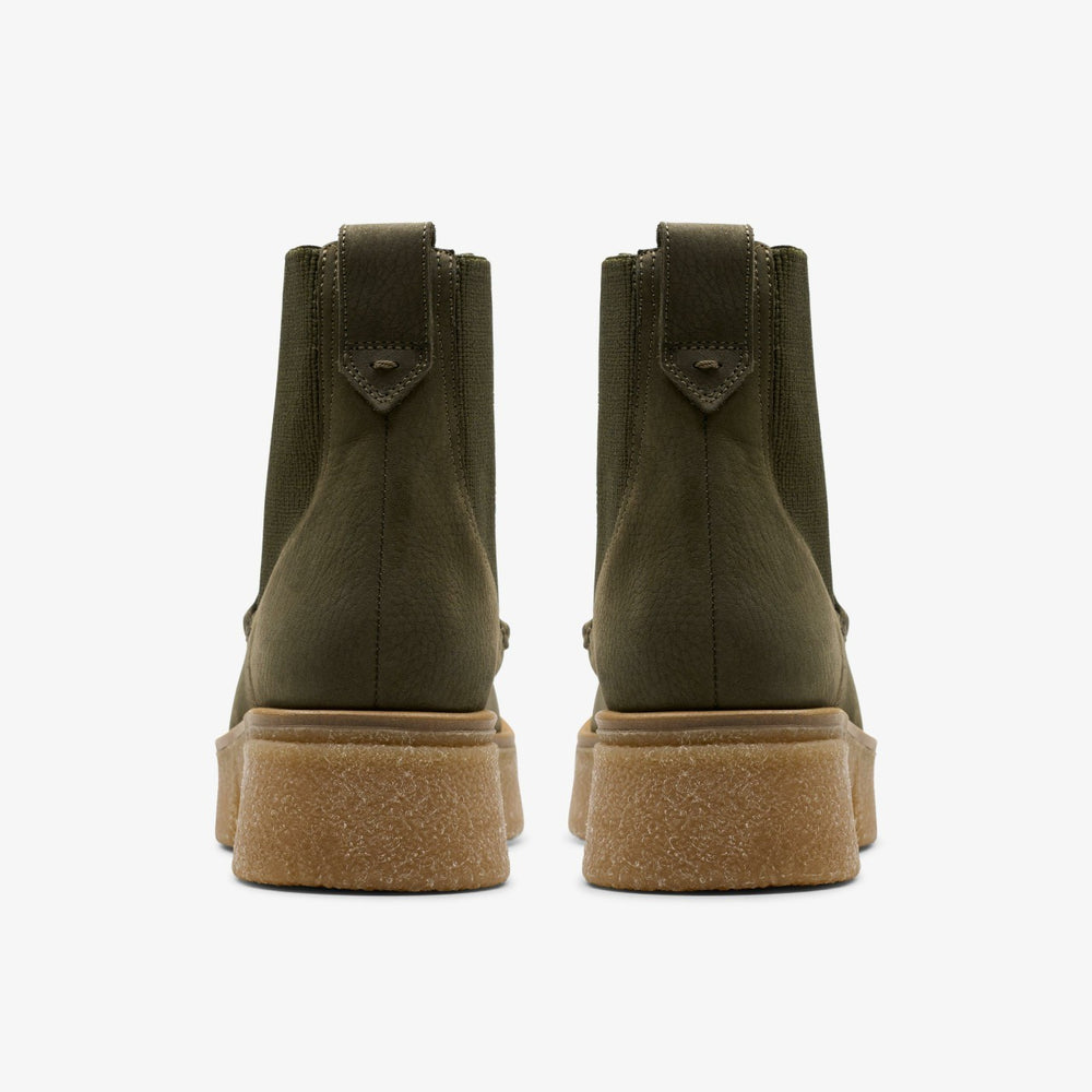 Linoso Top Ankle Boot Dark Green Nubuck | Clarks discount - Women
