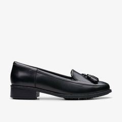 Havisham Edge Loafer Black Leather | Clarks on Sale - Women