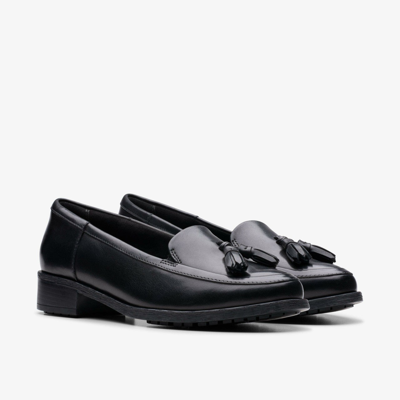Havisham Edge Loafer Black Leather | Clarks on Sale - Women