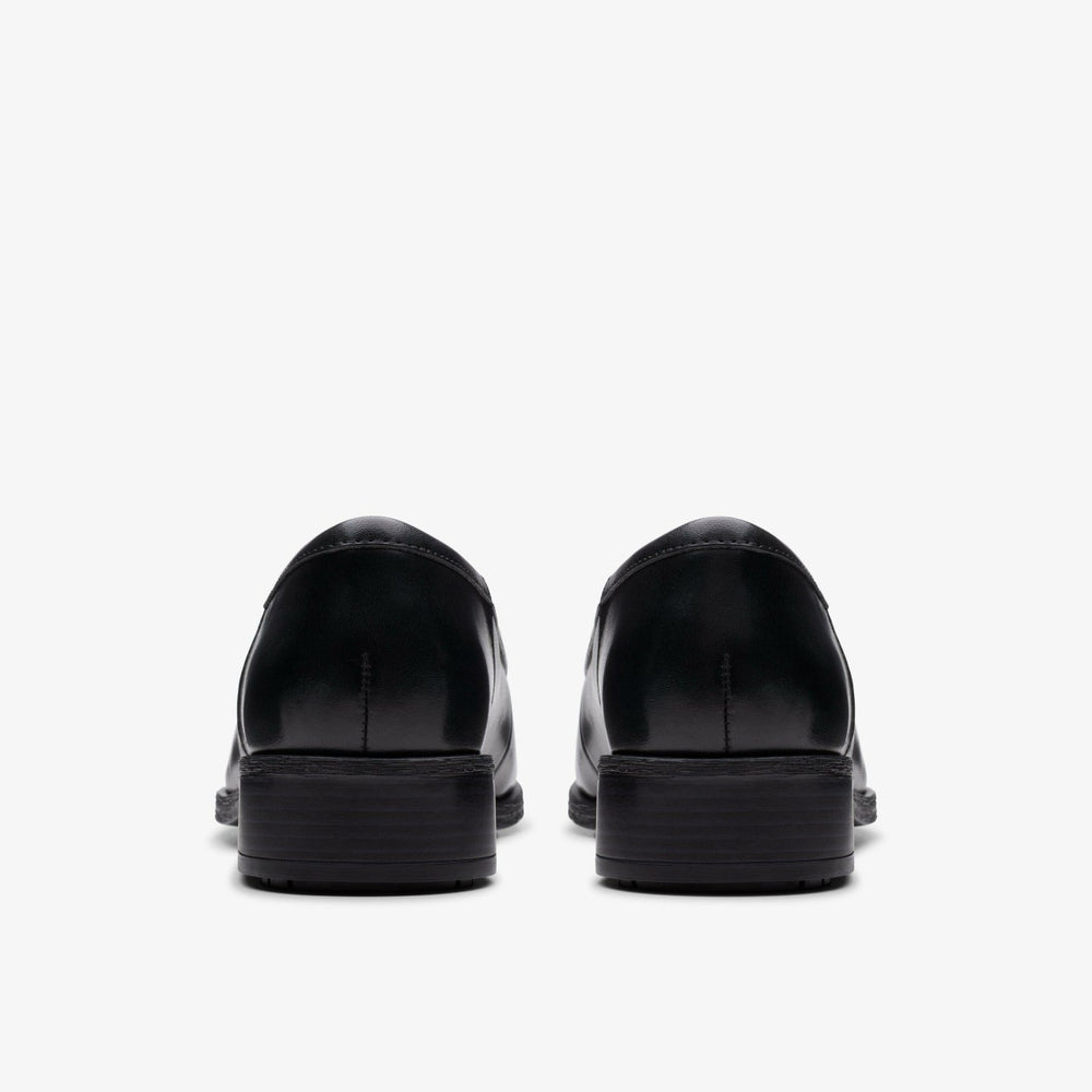 Havisham Edge Loafer Black Leather | Clarks on Sale - Women