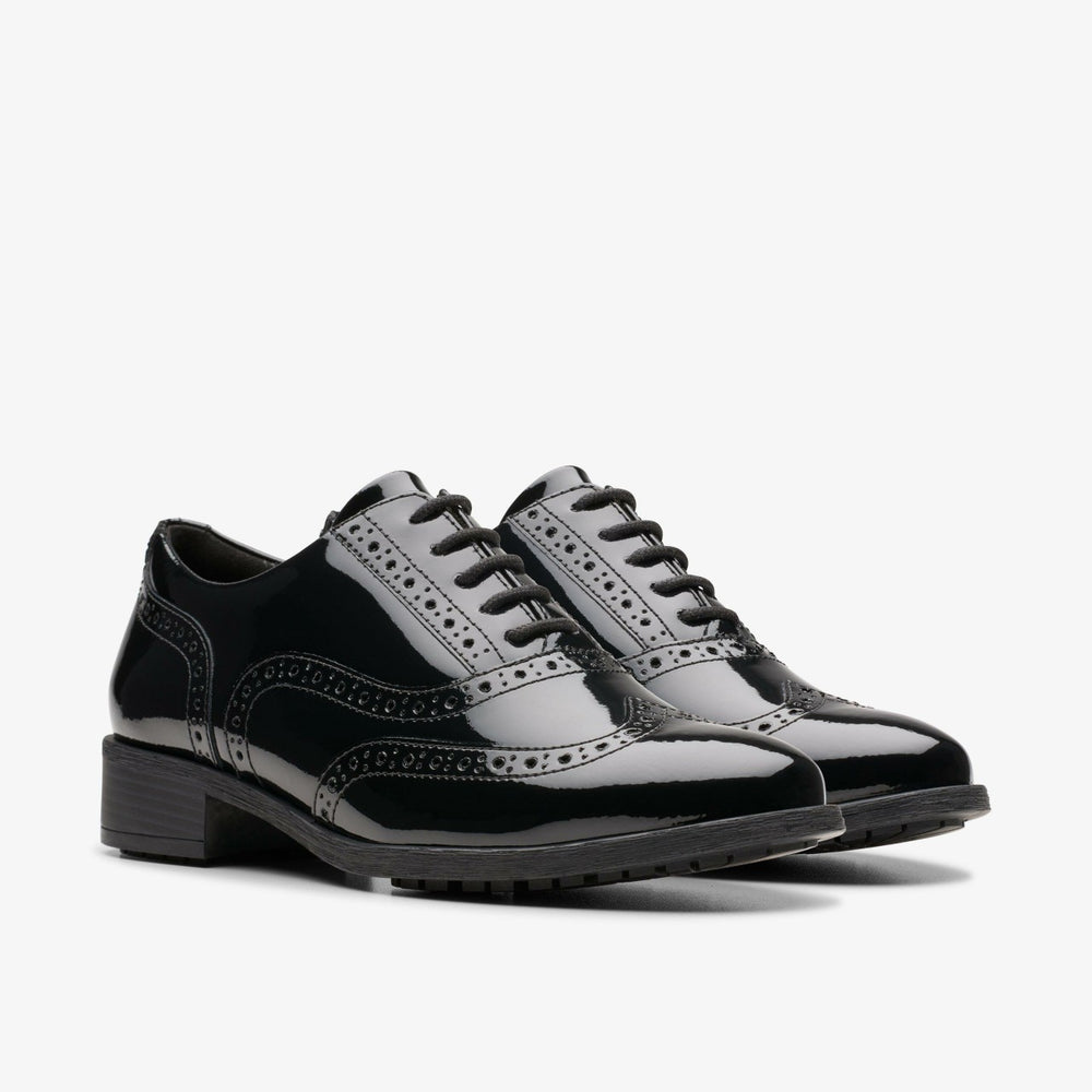 Havisham Oak Black Patent | Clarks discount - Women