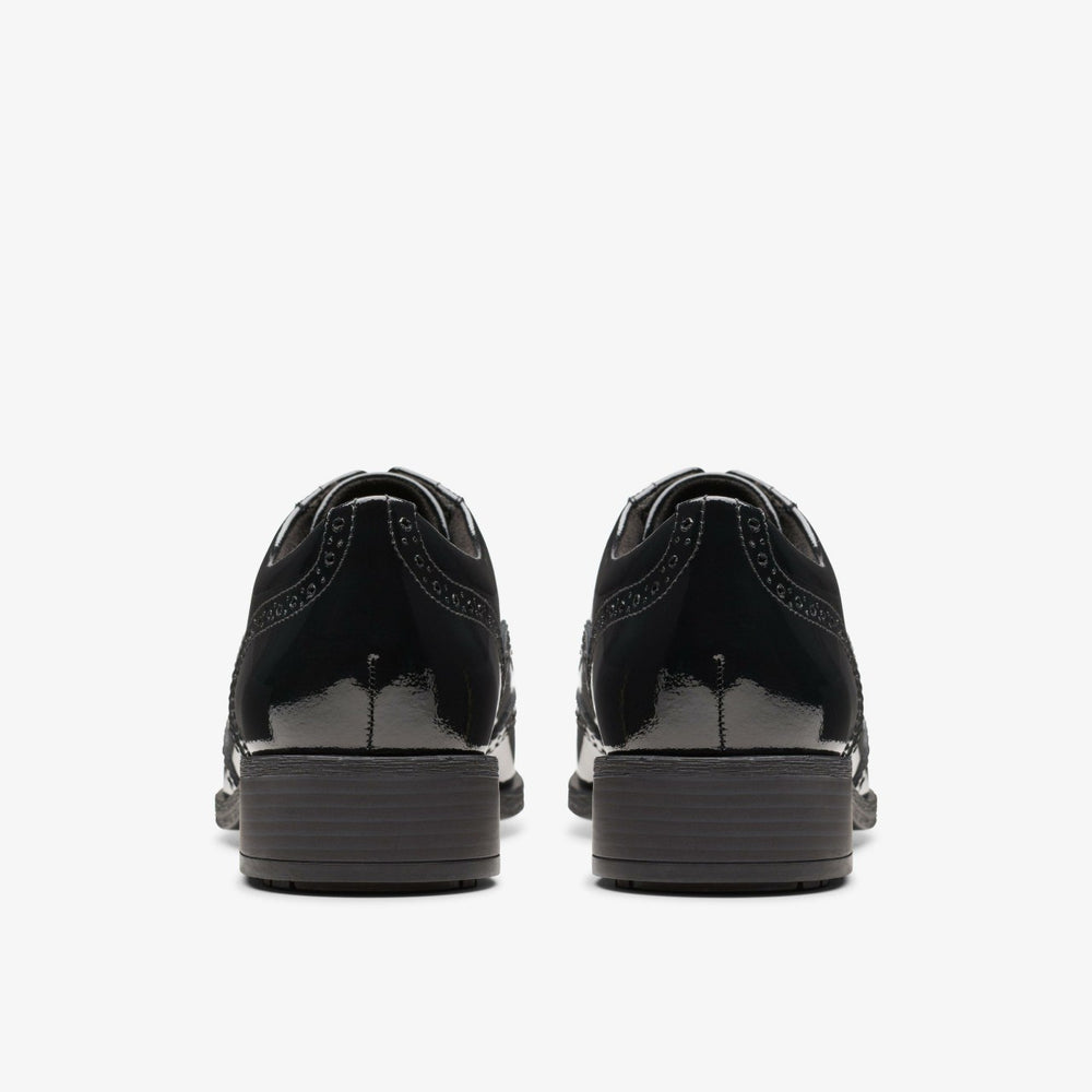 Havisham Oak Black Patent | Clarks discount - Women