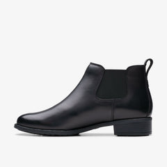 Havisham Top Ankle Boot Black Leather | Clarks discount - Women