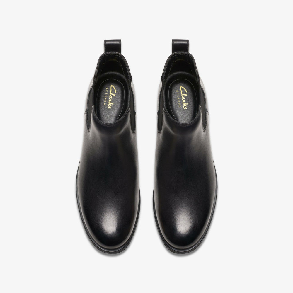 Havisham Top Ankle Boot Black Leather | Clarks discount - Women