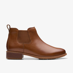 Havisham Top Ankle Boot Tan Leather | Clarks outlet - Women