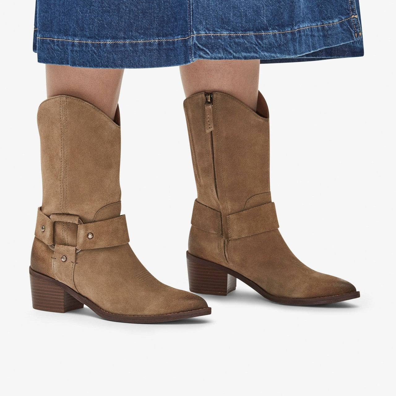 Morzine Rise Dark Sand Suede | Clarks Sale - Women