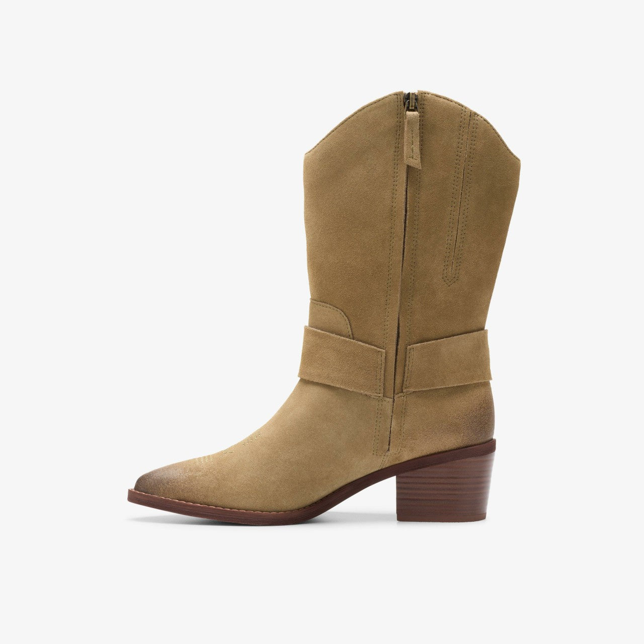 Morzine Rise Dark Sand Suede | Clarks Sale - Women