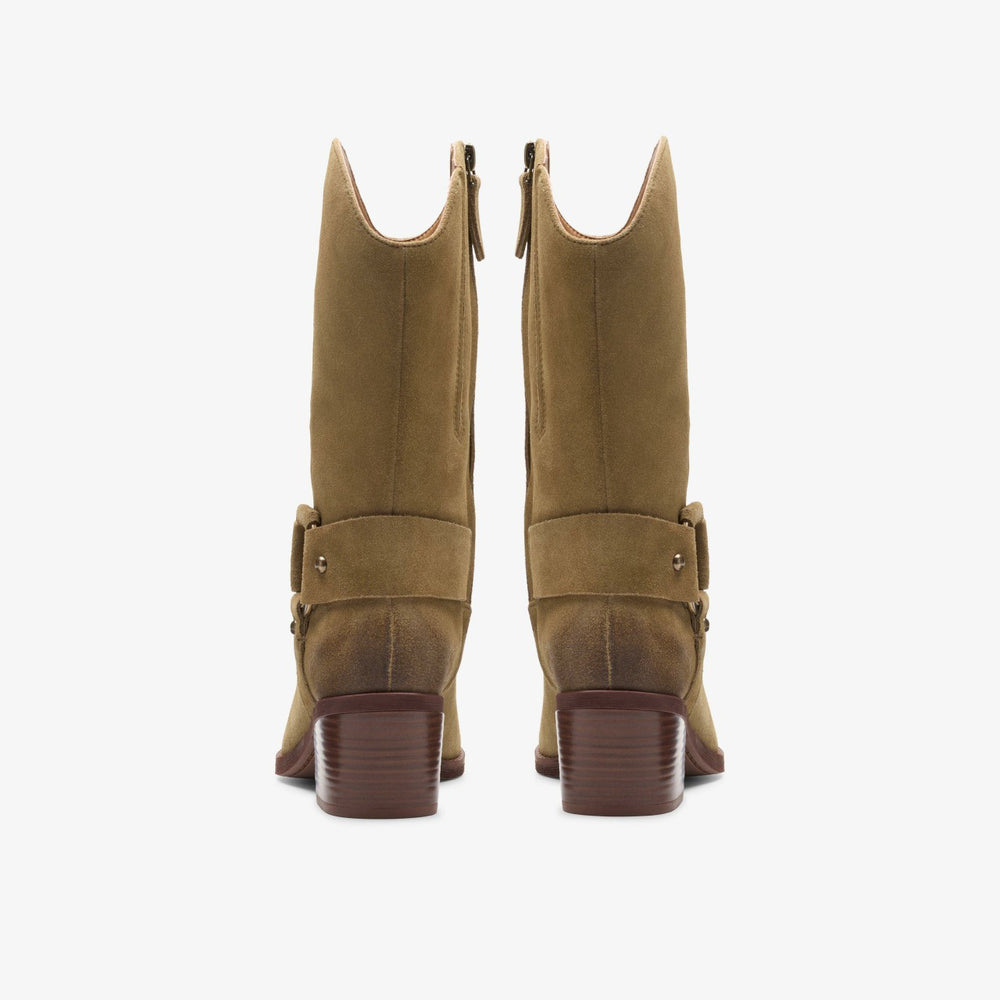 Morzine Rise Dark Sand Suede | Clarks Sale - Women