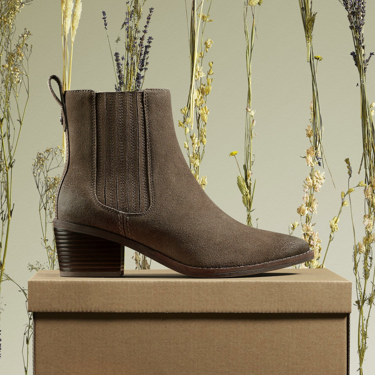 Morzine Top Ankle Boot Mole Grey Suede | Clarks for sale - Women