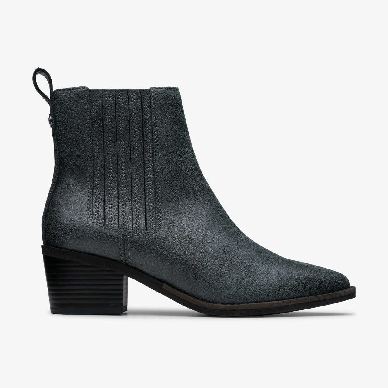 Morzine Top Ankle Boot Pewter Metallic | Clarks online - Women