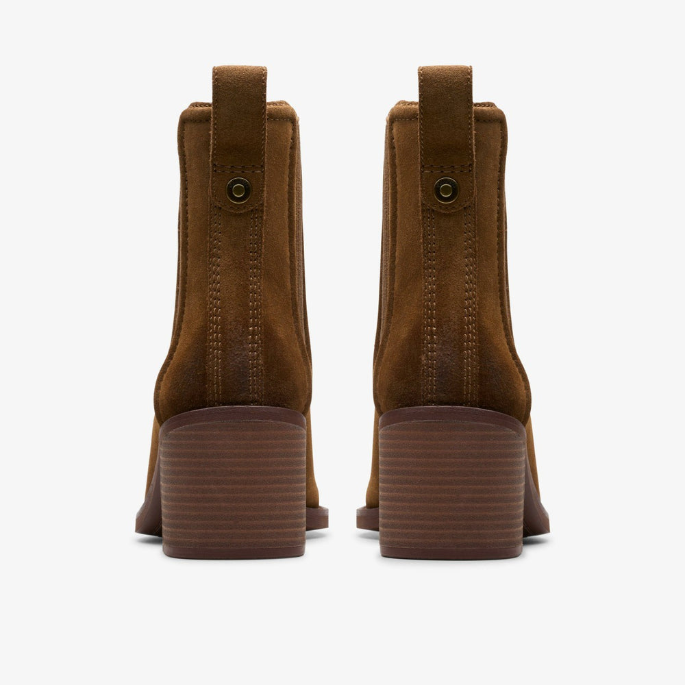 Chamberly Top Walnut Suede | Clarks outlet - Women