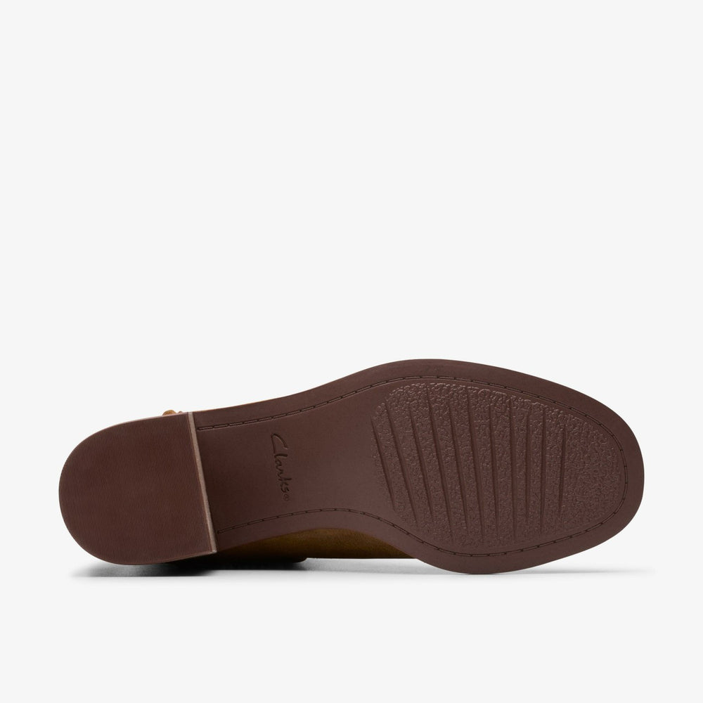 Chamberly Top Walnut Suede | Clarks outlet - Women