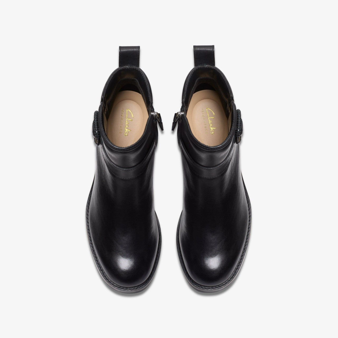 Chamberly Trim Black Leather | Clarks discount - Women