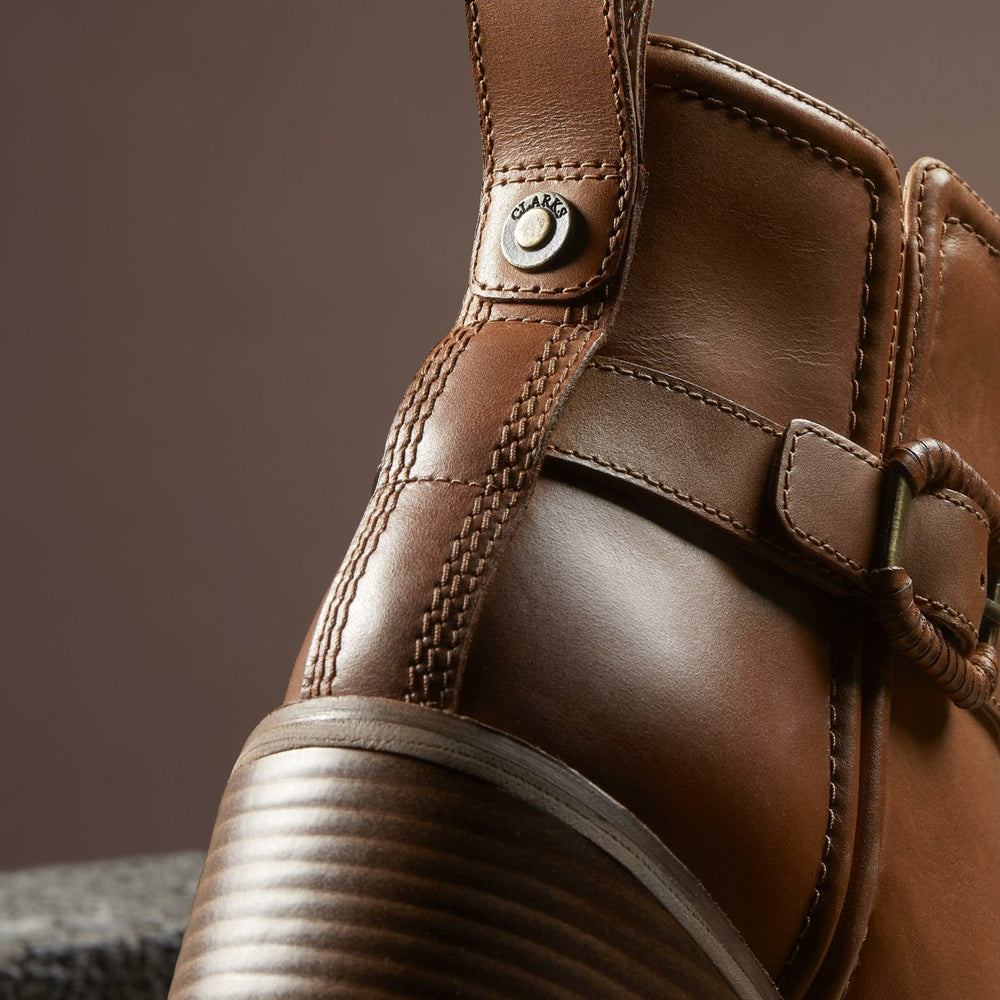 Chamberly Trim Mid Tan Leather | Clarks online - Women