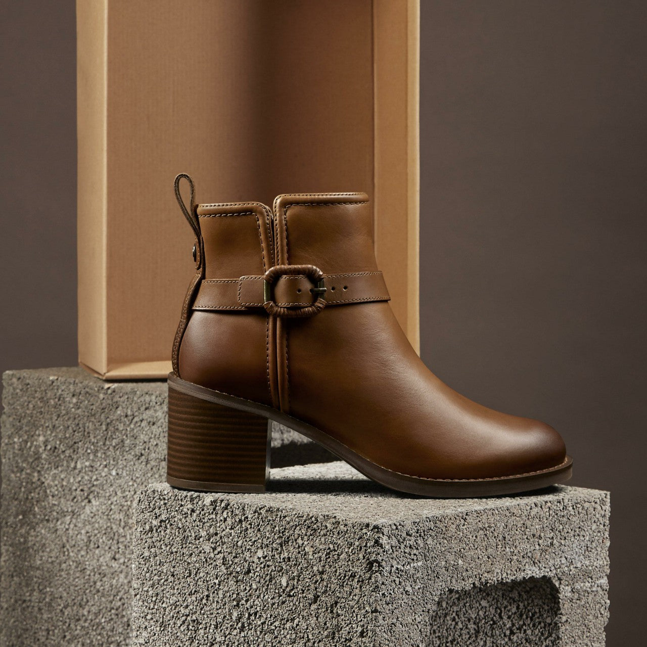 Chamberly Trim Mid Tan Leather | Clarks online - Women