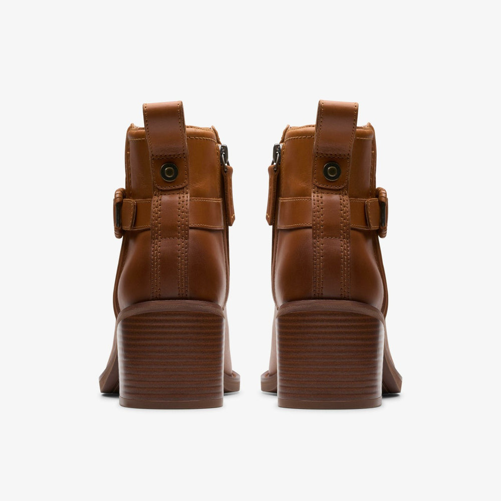 Chamberly Trim Mid Tan Leather | Clarks online - Women