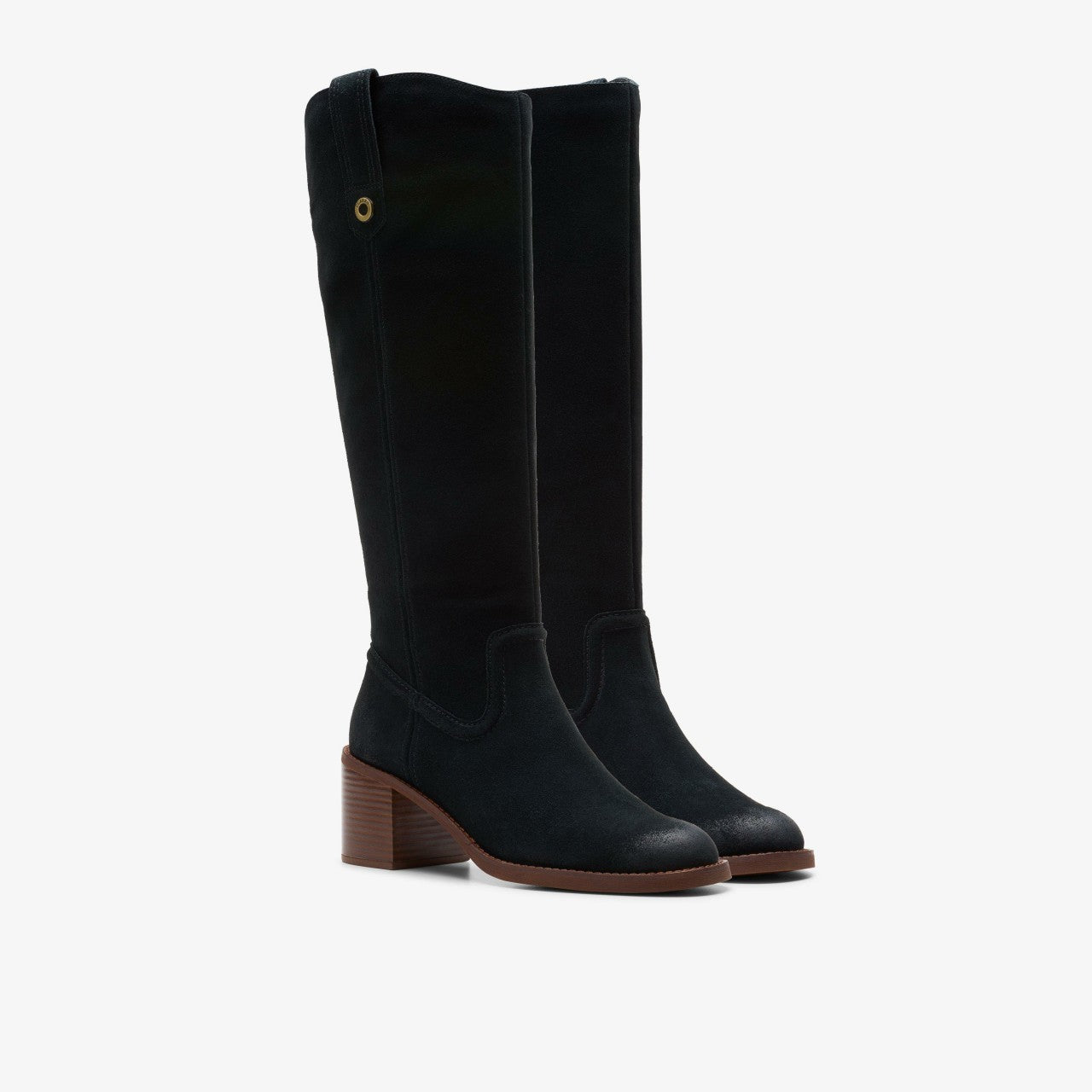 Chamberly Up Black Suede | Clarks online - Women