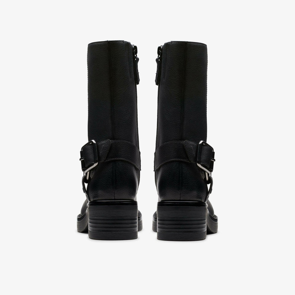 Rebelle Up Black Leather | Clarks for sale - Women