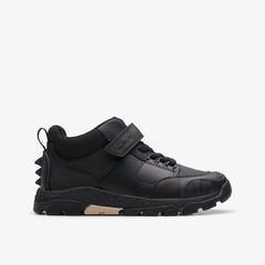 Steggy 2 Glow Kid Black Leather | Clarks discount - Kids