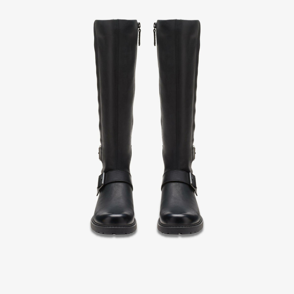 Orinoco2 Tall Black Leather | Clarks on Sale - Women