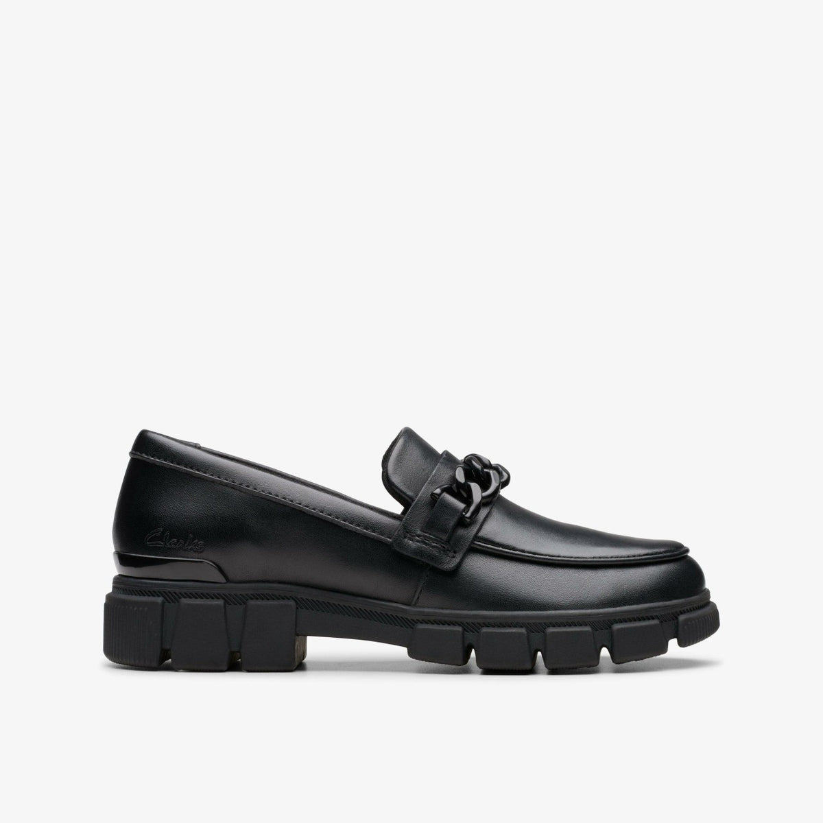 Evyn Walk Kid Black Leather | Clarks online - Kids
